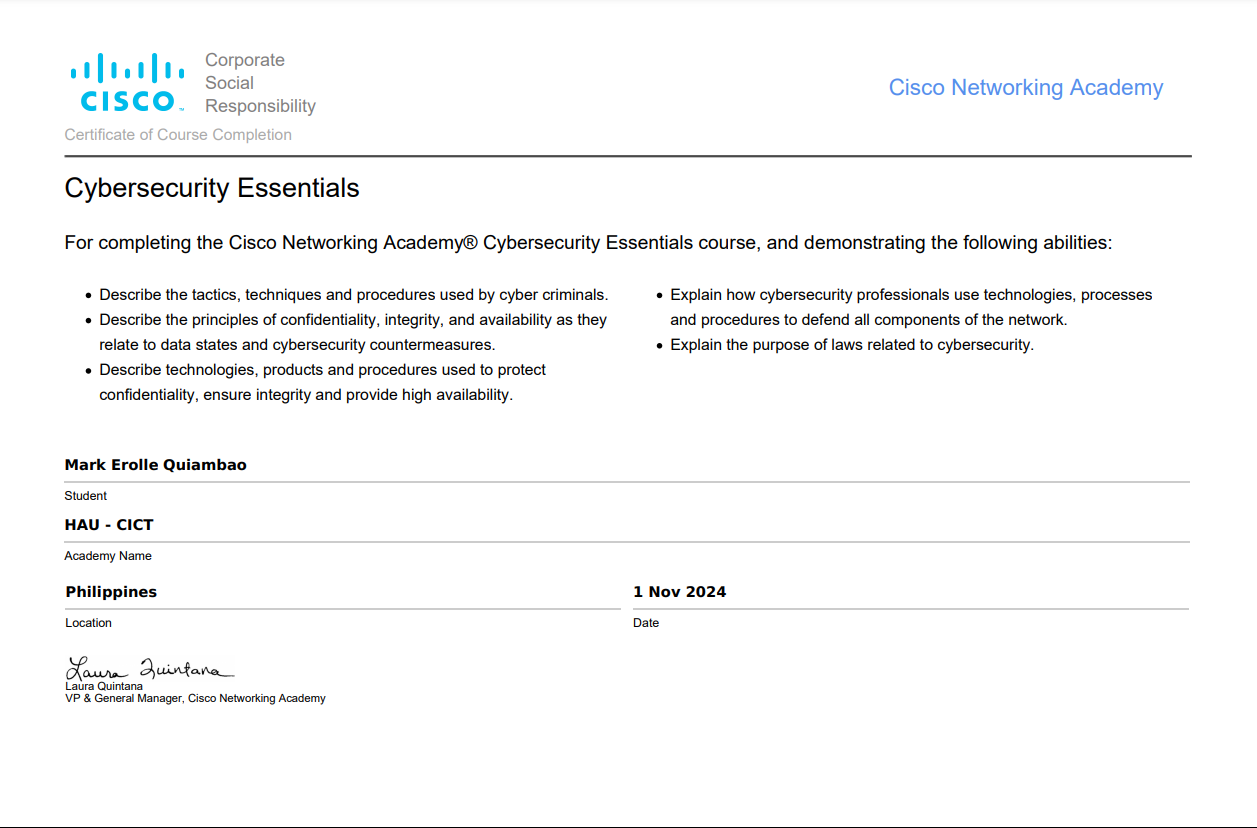 Cyber Security Certificate image